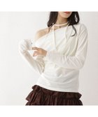 【ヘザー/Heather】のタイ付きベロアカットソー 人気、トレンドファッション・服の通販 founy(ファニー) ファッション Fashion レディースファッション Fashion for Women トップス・カットソー Cut & Sew Tops カットソー・ベーシックTシャツ Cut-and-Sewn Tops / Stretch Tees & Basics ベロアトップス Velour Tops / Velvet-Look Items カットソー Cut and Sewn Top デニム Denim, Jeans Material ベロア Velour, Soft Velvet ボトム Bottoms, Lower Wear エレガント 上品 Elegant 人気 Popular, Best Seller 冬 Winter / This Winter thumbnail アイボリー|ID: prp329100004771694 ipo3291000000034569471