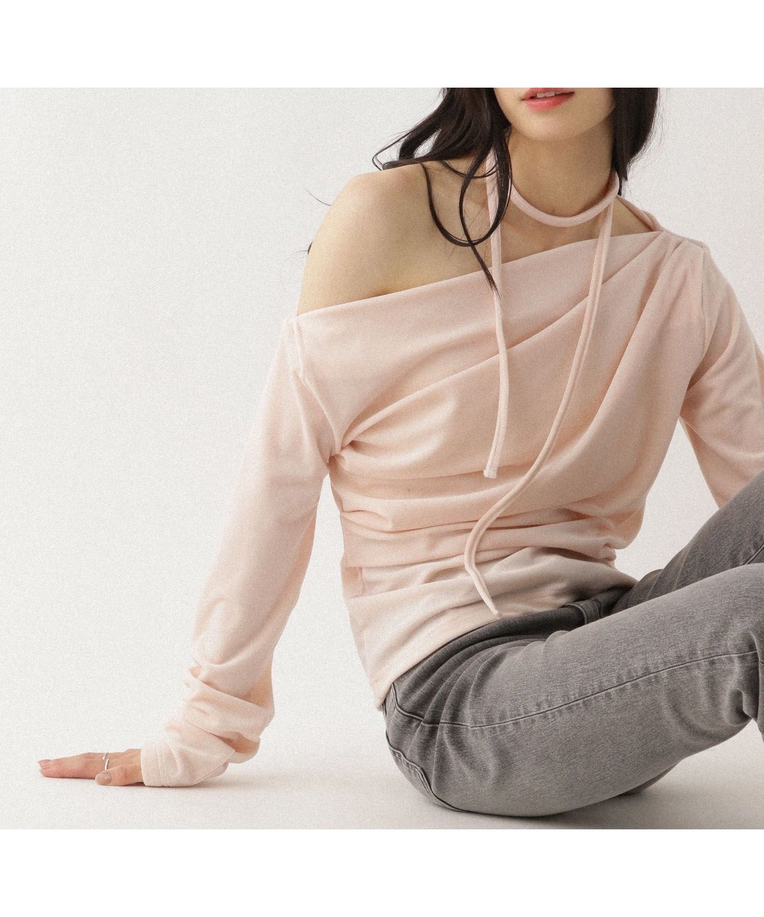 【ヘザー/Heather】のタイ付きベロアカットソー インテリア・キッズ・メンズ・レディースファッション・服の通販 founy(ファニー) ファッション Fashion レディースファッション Fashion for Women トップス・カットソー Cut & Sew Tops カットソー・ベーシックTシャツ Cut-and-Sewn Tops / Stretch Tees & Basics ベロアトップス Velour Tops / Velvet-Look Items カットソー Cut and Sewn Top デニム Denim, Jeans Material ベロア Velour, Soft Velvet ボトム Bottoms, Lower Wear エレガント 上品 Elegant 人気 Popular, Best Seller 冬 Winter / This Winter ピンク|ID: prp329100004771694 ipo3291000000034569472