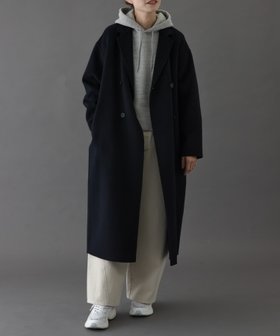 【アーバンリサーチ ドアーズ/URBAN RESEARCH DOORS】のFORK SPOON リバーロングコート 人気、トレンドファッション・服の通販 founy(ファニー) ファッション Fashion レディースファッション Fashion for Women アウター Coat / Outerwear Collection コート・ロングコート・ピーコート Long Coats, Peacoats & More 2025年 2025 2025-2026秋冬・A/W Autumn/Winter 2025–26 AW25–26 冬 Winter / This Winter ベーシック Basic, Essential A/W・秋冬 Autumn/Winter |ID:prp329100004771718