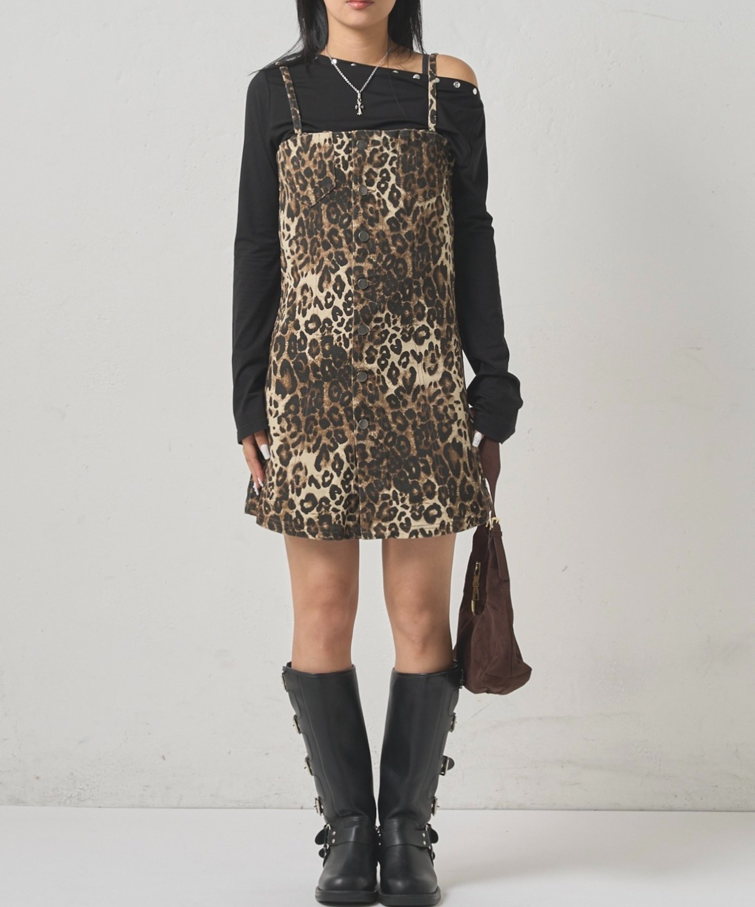 【パルグループ/PAL GROUP】の【WHO S WHO gallery】ビスチェキャミワンピ インテリア・キッズ・メンズ・レディースファッション・服の通販 founy(ファニー) ファッション Fashion レディースファッション Fashion for Women ワンピース Dresses キャミソールワンピース Camisole Dresses ウッド Wooden Design スウェット / スエット Sweatshirt, Sweatwear トレンド Trend, Trending Now パーカー Hoodie, Parka ビスチェ Bustier, Corset Top フェミニン Feminine, Girly ブルゾン Blouson, Bomber Jacket ベーシック Basic, Essential レオパード Leopard, Animal Print 再入荷 Restock / Back in Stock おすすめ Recommended / Our Picks ブラウン|ID: prp329100004771723 ipo3291000000034569969