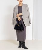 【ノーリーズ/NOLLEY'S】の《手洗い可能》ウール混ワイドリブ袖口配色ロングワンピース 人気、トレンドファッション・服の通販 founy(ファニー) ファッション Fashion レディースファッション Fashion for Women ワンピース Dresses 2025年 2025 2025-2026秋冬・A/W Autumn/Winter 2025–26 AW25–26 おすすめ Recommended / Our Picks スリット Slit, Slit Detail ロング Long, Long-Length ワイドリブ Wide Rib, Wide Ribbed Knit thumbnail ミディアムグレー|ID: prp329100004771739 ipo3291000000035020072