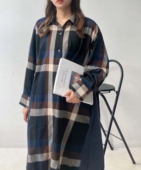 【アズノウアズ プラス/AS KNOW AS plus】の♪『ゆったりサイズ』ポケット付き異素材Aラインシャツワンピース 人気、トレンドファッション・服の通販 founy(ファニー) ファッション Fashion レディースファッション Fashion for Women ワンピース Dresses シャツワンピース / 1枚で着映えコーデ Shirt Dresses シンプル Simple, Minimal 長袖 Long Sleeve, Full Sleeve フレア Flare, Flared ポケット Pocket, Pocket Detail 再入荷 Restock / Back in Stock |ID:prp329100004771751