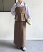 【シェトワ/Chez toi】のキャミペプラム×ナロースカート ベージュ|ID: prp329100004771759 ipo3291000000034570301