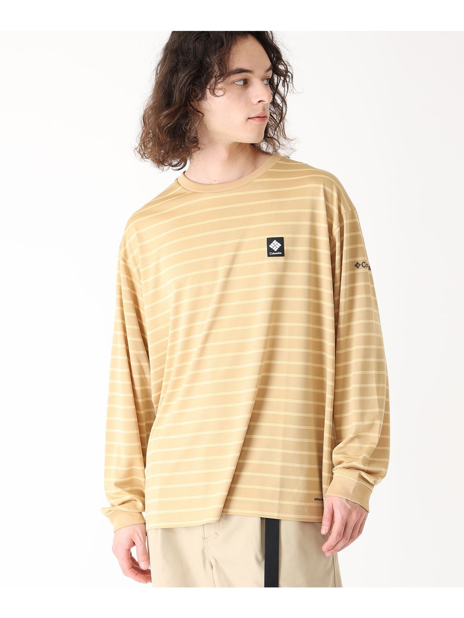 【コロンビア/Columbia】のColumbia/ バルフォアリバーロングスリーブティー /コロンビア インテリア・キッズ・メンズ・レディースファッション・服の通販 founy(ファニー) 　ファッション　Fashion　レディースファッション　Fashion for Women　おすすめ　Recommended / Our Picks　アウトドア　Outdoor Clothing　スリーブ　Sleeve, Long Sleeve / Short Sleeve　トレンド　Trend, Trending Now　フィット　Fit, Slim Fit　ベーシック　Basic, Essential　ボーダー　Border, Stripe　メッシュ　Mesh, Net Fabric　リラックス　Relax, Relaxed Fit　ロング　Long, Long-Length　夏　Summer　秋　Autumn　軽量　Lightweight, Ultra Light　ベージュ[005001]|ID: prp329100004771794 ipo3291000000034636956