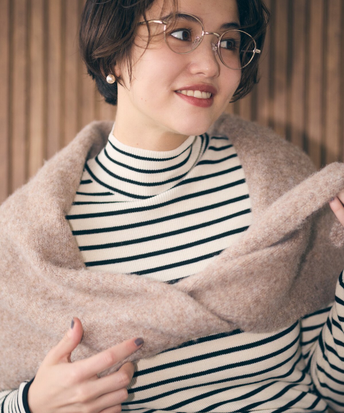 【コムサイズム/COMME CA ISM】のトライアングルマフラー インテリア・キッズ・メンズ・レディースファッション・服の通販 founy(ファニー) ファッション Fashion レディースファッション Fashion for Women マフラー・スヌード / 冬小物の定番 Scarves & Mufflers アクセサリー Fashion Accessories エレガント 上品 Elegant トライアングル Triangle, Triangular Shape マフラー Scarf, Muffler 防寒 Cold Protection, Winter-Ready ベージュ|ID: prp329100004771835 ipo3291000000034661298