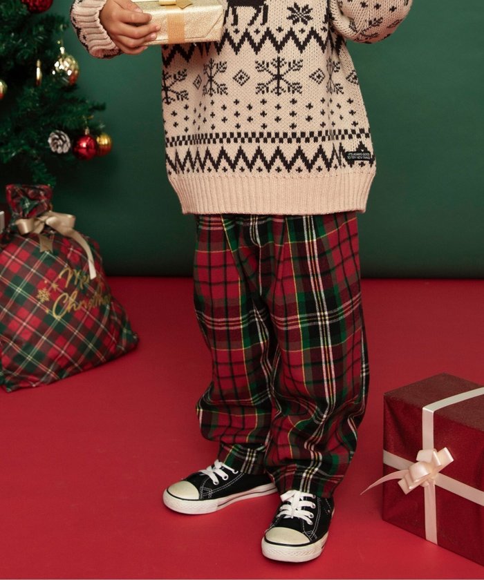 【エフオー オンラインストア/F.O.Online Store / KIDS】の【リンク】チェックパンツ 10分丈 インテリア・キッズ・メンズ・レディースファッション・服の通販 founy(ファニー) https://founy.com/ ファッション Fashion キッズファッション Fashion for Kids ボトムス Bottoms おすすめ Recommended / Our Picks チェック Check, Plaid, Tartan 人気 Popular, Best Seller |ID: prp329100004771874 ipo3291000000034703241