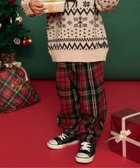 【エフオー オンラインストア/F.O.Online Store / KIDS】の【リンク】チェックパンツ 10分丈 レッド|ID: prp329100004771874 ipo3291000000034703243