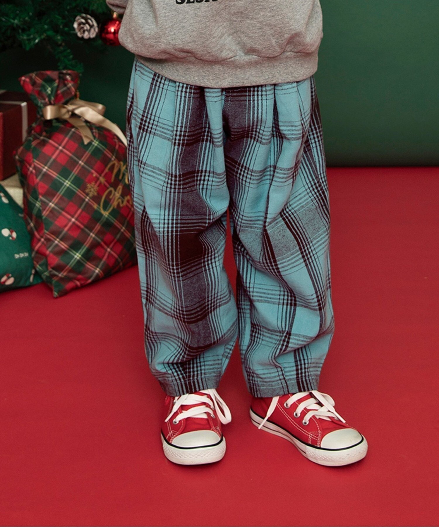 【エフオー オンラインストア/F.O.Online Store / KIDS】の【リンク】チェックパンツ 10分丈 インテリア・キッズ・メンズ・レディースファッション・服の通販 founy(ファニー) ファッション Fashion キッズファッション Fashion for Kids ボトムス Bottoms おすすめ Recommended / Our Picks チェック Check, Plaid, Tartan 人気 Popular, Best Seller ミント|ID: prp329100004771874 ipo3291000000034703244