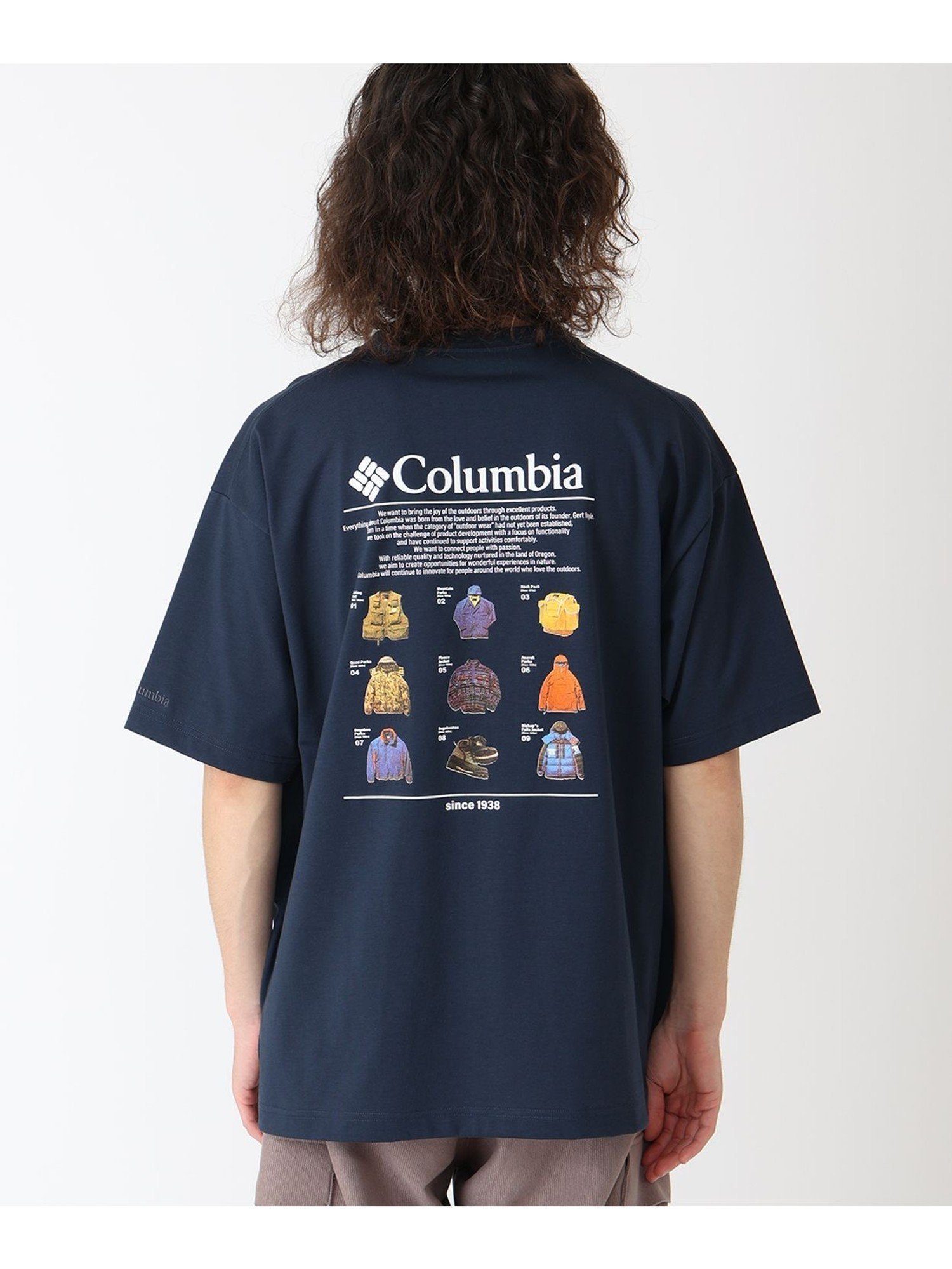 【コロンビア/Columbia】のColumbia/ フォートモーニンググラフィックショートスリーブティー /コロンビア インテリア・キッズ・メンズ・レディースファッション・服の通販 founy(ファニー) 　ファッション　Fashion　レディースファッション　Fashion for Women　おすすめ　Recommended / Our Picks　アウトドア　Outdoor Clothing　インナー　Innerwear　グラフィック　Graphic, Graphic Design　トレンド　Trend, Trending Now　パターン　Pattern, Design Print　フィット　Fit, Slim Fit　リラックス　Relax, Relaxed Fit　ネイビー[007011]|ID: prp329100004771902 ipo3291000000034631765