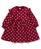 【エフオー オンラインストア/F.O.Online Store / KIDS】のWEB限定 まいにち裏シャギーワンピ レッド|ID: prp329100004771929 ipo3291000000034774377