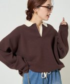 【フリークスストア/FREAK'S STORE】の配色 襟 スキッパー ニット プルオーバー【限定展開】 25AW 人気、トレンドファッション・服の通販 founy(ファニー) ファッション Fashion レディースファッション Fashion for Women トップス・カットソー Cut & Sew Tops ニット Knit Tops & Sweaters カジュアルプルオーバー・ニットトップス Pullovers & Knit Tops / Casual Pullovers 2025年 2025 2025-2026秋冬・A/W Autumn/Winter 2025–26 AW25–26 冬 Winter / This Winter おすすめ Recommended / Our Picks ショート Short, Short Length スキッパー Skipper, Open Collar スラックス Slacks, Dress Pants デニム Denim, Jeans Material リラックス Relax, Relaxed Fit エレガント 上品 Elegant A/W・秋冬 Autumn/Winter thumbnail ブラウン|ID: prp329100004771933 ipo3291000000034673398