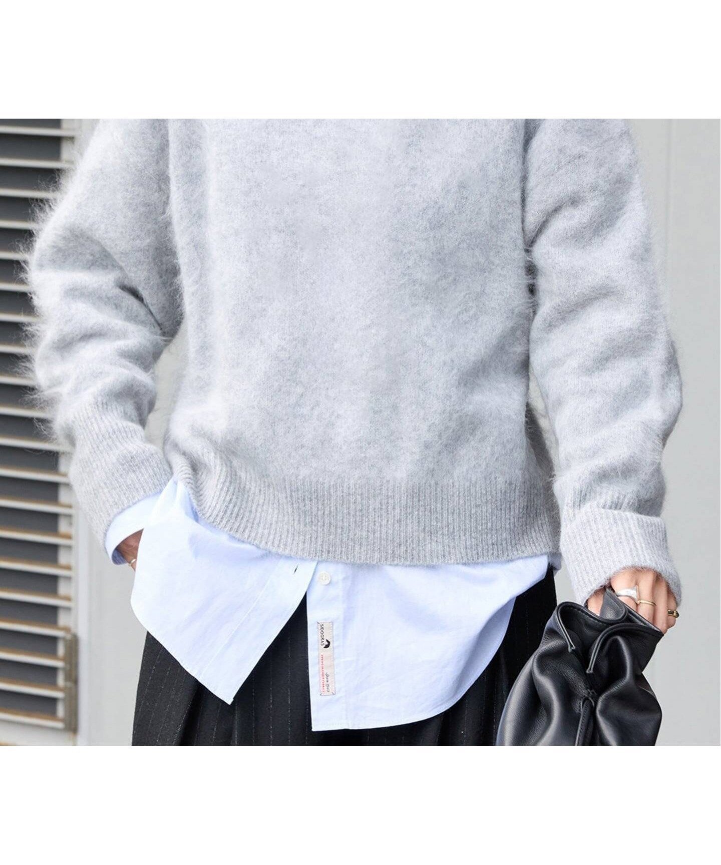 【ジャーナルスタンダード/JOURNAL STANDARD】のFLUFFYクループルオーバー インテリア・キッズ・メンズ・レディースファッション・服の通販 founy(ファニー) ファッション Fashion レディースファッション Fashion for Women トップス・カットソー Cut & Sew Tops カジュアルプルオーバー・ニットトップス Pullovers & Knit Tops / Casual Pullovers インナー Innerwear ベーシック Basic, Essential ミドル Middle Length, Mid Height グレー|ID: prp329100004771953 ipo3291000000034572479
