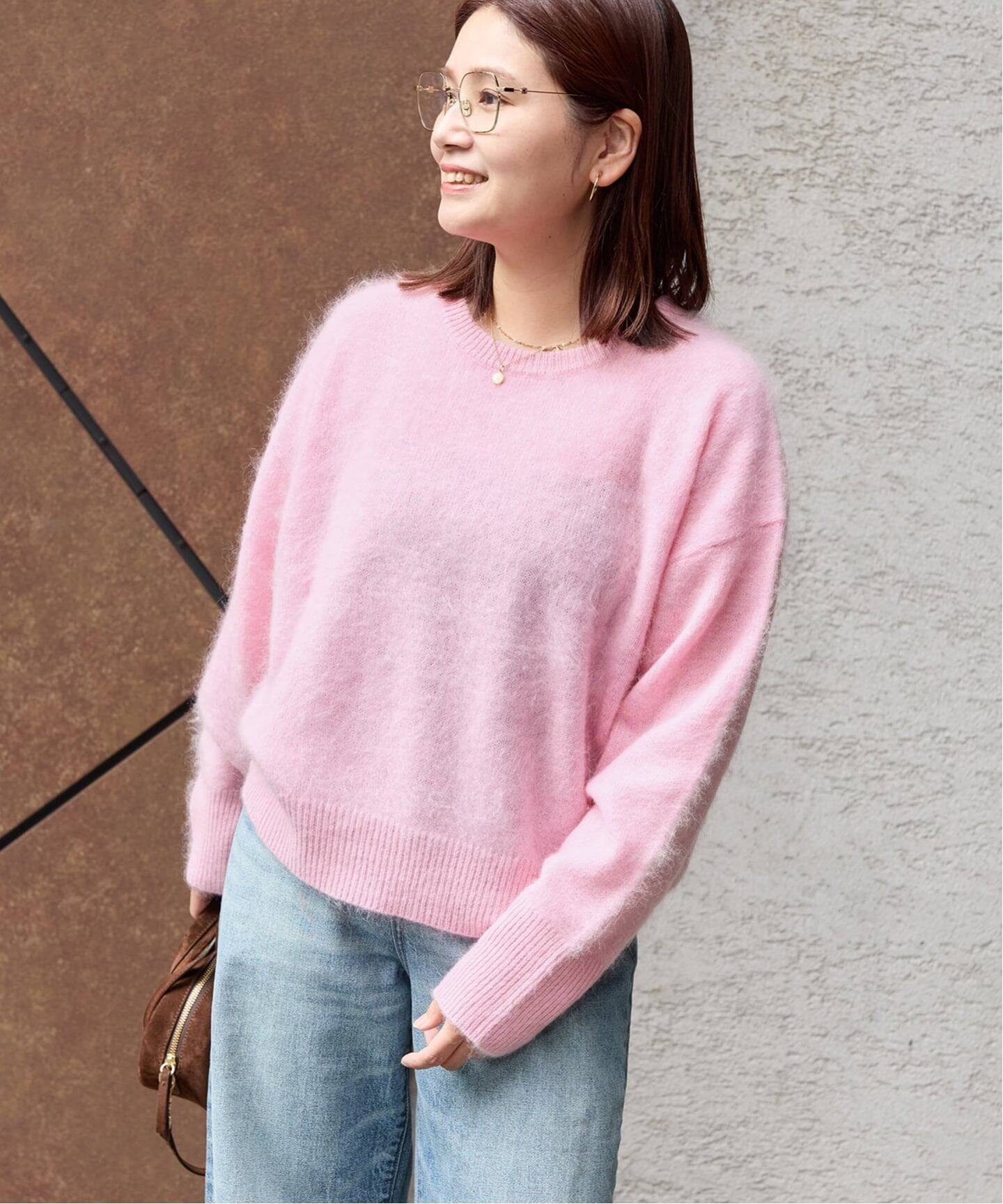 【ジャーナルスタンダード/JOURNAL STANDARD】のFLUFFYクループルオーバー インテリア・キッズ・メンズ・レディースファッション・服の通販 founy(ファニー) ファッション Fashion レディースファッション Fashion for Women トップス・カットソー Cut & Sew Tops カジュアルプルオーバー・ニットトップス Pullovers & Knit Tops / Casual Pullovers インナー Innerwear ベーシック Basic, Essential ミドル Middle Length, Mid Height ピンク|ID: prp329100004771953 ipo3291000000034572480