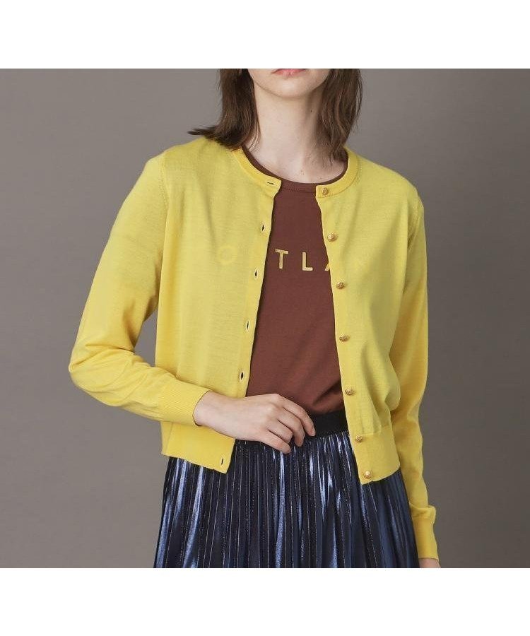【ドレステリア/DRESSTERIOR】のウォッシャブルファインウールカーディガン インテリア・キッズ・メンズ・レディースファッション・服の通販 founy(ファニー) 　ファッション　Fashion　レディースファッション　Fashion for Women　トップス・カットソー　Cut & Sew Tops　カーディガン・羽織り　Layered Style Cardigans　カーディガン　Cardigan, Knitwear　クラシカル　Classical, Vintage-Inspired　コンパクト　Compact, Small Size　シルク　Silk, 100% Silk　スマート　Smart, Elegant　ドレス　Dress, One-Piece　おすすめ　Recommended / Our Picks　2025年　2025　2025-2026秋冬・A/W　Autumn/Winter 2025–26 AW25–26　イエロー|ID: prp329100004771958 ipo3291000000034572538
