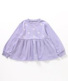 【エフオー オンラインストア/F.O.Online Store / KIDS】のWEB限定 裏シャギーペプラム刺繍トレーナー ラベンダー|ID: prp329100004771959 ipo3291000000034716075