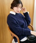 【ルクールブラン/le.coeur blanc】のモックネックチャイニーズラクーンプルオーバー 人気、トレンドファッション・服の通販 founy(ファニー) ファッション Fashion レディースファッション Fashion for Women トップス・カットソー Cut & Sew Tops カジュアルプルオーバー・ニットトップス Pullovers & Knit Tops / Casual Pullovers ウェーブ Wavy Pattern コンパクト Compact, Small Size シンプル Simple, Minimal フラット Flat, Flat Shoes ベーシック Basic, Essential モックネック Mock Neck, Short Turtleneck thumbnail ネイビー|ID: prp329100004772019 ipo3291000000034906801