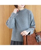 【ルクールブラン/le.coeur blanc】のモックネックチャイニーズラクーンプルオーバー 人気、トレンドファッション・服の通販 founy(ファニー) ファッション Fashion レディースファッション Fashion for Women トップス・カットソー Cut & Sew Tops カジュアルプルオーバー・ニットトップス Pullovers & Knit Tops / Casual Pullovers ウェーブ Wavy Pattern コンパクト Compact, Small Size シンプル Simple, Minimal フラット Flat, Flat Shoes ベーシック Basic, Essential モックネック Mock Neck, Short Turtleneck thumbnail グレー|ID: prp329100004772019 ipo3291000000034906803