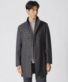 【ポール スチュアート/Paul Stuart / MEN】の【HOUSTON】カシミヤ混スタンドカラーコート 人気、トレンドファッション・服の通販 founy(ファニー) ファッション Fashion メンズファッション Fashion for Men ウォーム Warm Fabric エレガント 上品 Elegant スタンド Stand Collar, Upright Stand スマート Smart, Elegant スーツ Suit, Formalwear セットアップ Set-Up, Coordinated Outfit A/W・秋冬 Autumn/Winter 2025年 2025 2025-2026秋冬・A/W Autumn/Winter 2025–26 AW25–26 thumbnail グレー系|ID: prp329100004772036 ipo3291000000034732142