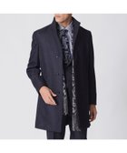 【ポール スチュアート/Paul Stuart / MEN】の【HOUSTON】カシミヤ混スタンドカラーコート 人気、トレンドファッション・服の通販 founy(ファニー) ファッション Fashion メンズファッション Fashion for Men ウォーム Warm Fabric エレガント 上品 Elegant スタンド Stand Collar, Upright Stand スマート Smart, Elegant スーツ Suit, Formalwear セットアップ Set-Up, Coordinated Outfit A/W・秋冬 Autumn/Winter 2025年 2025 2025-2026秋冬・A/W Autumn/Winter 2025–26 AW25–26 thumbnail ブルー系|ID: prp329100004772036 ipo3291000000034732144