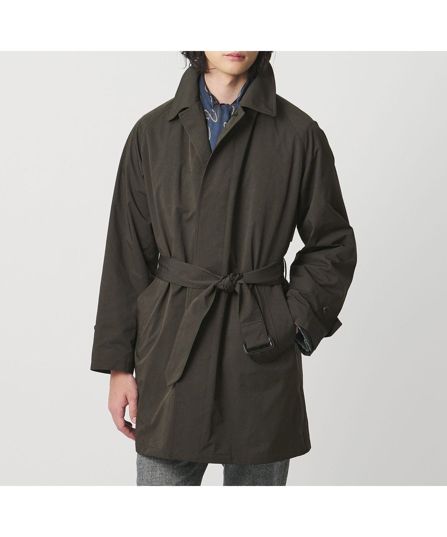 【ユナイテッドアローズ/UNITED ARROWS / MEN】のピーチツイル バルマカーンコート 撥水 インテリア・キッズ・メンズ・レディースファッション・服の通販 founy(ファニー) 　ファッション　Fashion　メンズファッション　Fashion for Men　スマート　Smart, Elegant　スリーブ　Sleeve, Long Sleeve / Short Sleeve　スーツ　Suit, Formalwear　ツイル　Twist, Twisted Detail　ハーフ　Half, Half-Length　ピーチ　Peach, Soft Touch　ライナー　Liner, Inner Layer　リラックス　Relax, Relaxed Fit　ビジネス 仕事 通勤　Business / Work / Commuting　DK.BROWN|ID: prp329100004772097 ipo3291000000035086007