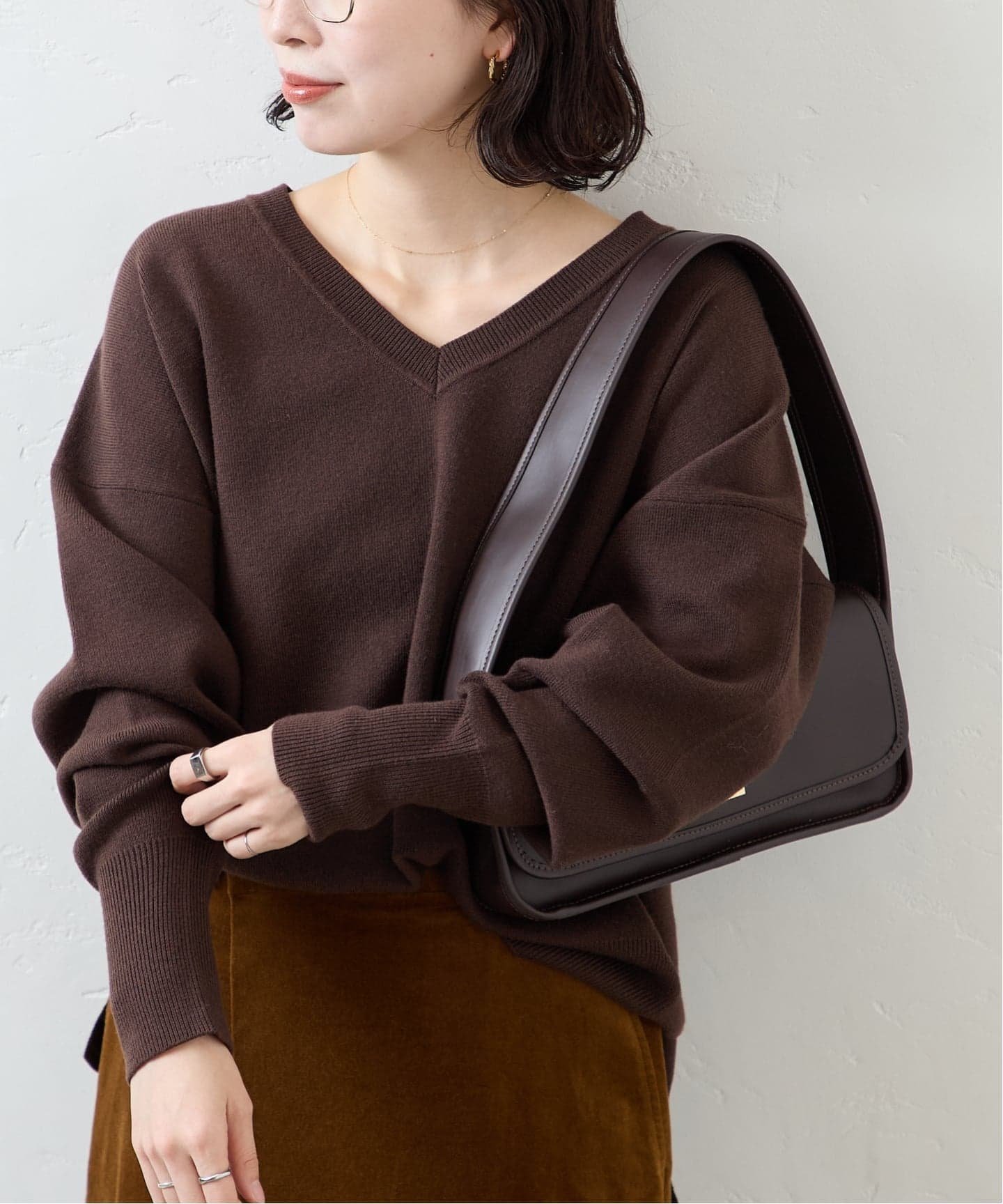 【ジャーナルスタンダード/JOURNAL STANDARD】の《WEB限定追加3》ウォッシャブルTEXBRID Vプルオーバー インテリア・キッズ・メンズ・レディースファッション・服の通販 founy(ファニー) ファッション Fashion レディースファッション Fashion for Women トップス・カットソー Cut & Sew Tops カジュアルプルオーバー・ニットトップス Pullovers & Knit Tops / Casual Pullovers おすすめ Recommended / Our Picks ウォッシャブル Machine Washable スマート Smart, Elegant セットアップ Set-Up, Coordinated Outfit 人気 Popular, Best Seller 定番 Standard, Basic Item ブラウン|ID: prp329100004772123 ipo3291000000034574298