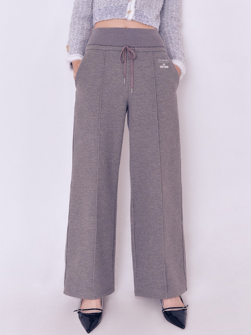 【リリーブラウン/Lily Brown】の【WEB限定00サイズ】【LILY BROWN×MARY QUANT】スウェットパンツ インテリア・キッズ・メンズ・レディースファッション・服の通販 founy(ファニー) 　ファッション　Fashion　レディースファッション　Fashion for Women　パンツ　Pants & Trousers　コラボ　Collaboration, Collab　シンプル　Simple, Minimal　スウェット / スエット　Sweatshirt, Sweatwear　ストレート　Straight, Straight Cut　スマート　Smart, Elegant　セットアップ　Set-Up, Coordinated Outfit　パーカー　Hoodie, Parka　リラックス　Relax, Relaxed Fit　ロンドン　London Style, British Inspired　GRY[006]|ID: prp329100004772213 ipo3291000000034575427