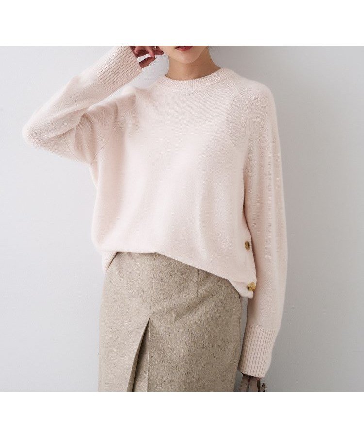 【アンタイトル/UNTITLED】の【重ね着もおすすめ/洗える】ウールカシミヤ クルーネックニット インテリア・キッズ・メンズ・レディースファッション・服の通販 founy(ファニー) ファッション Fashion レディースファッション Fashion for Women トップス・カットソー Cut & Sew Tops ニット Knit Tops & Sweaters 洗える Machine Washable スマート Smart, Elegant スリット Slit, Slit Detail トレンド Trend, Trending Now 人気 Popular, Best Seller ボトム Bottoms, Lower Wear ミックス Mix, Mixed Style リラックス Relax, Relaxed Fit ロング Long, Long-Length ワイド Wide, Wide Fit おすすめ Recommended / Our Picks ライトピンク|ID: prp329100004772221 ipo3291000000034575582
