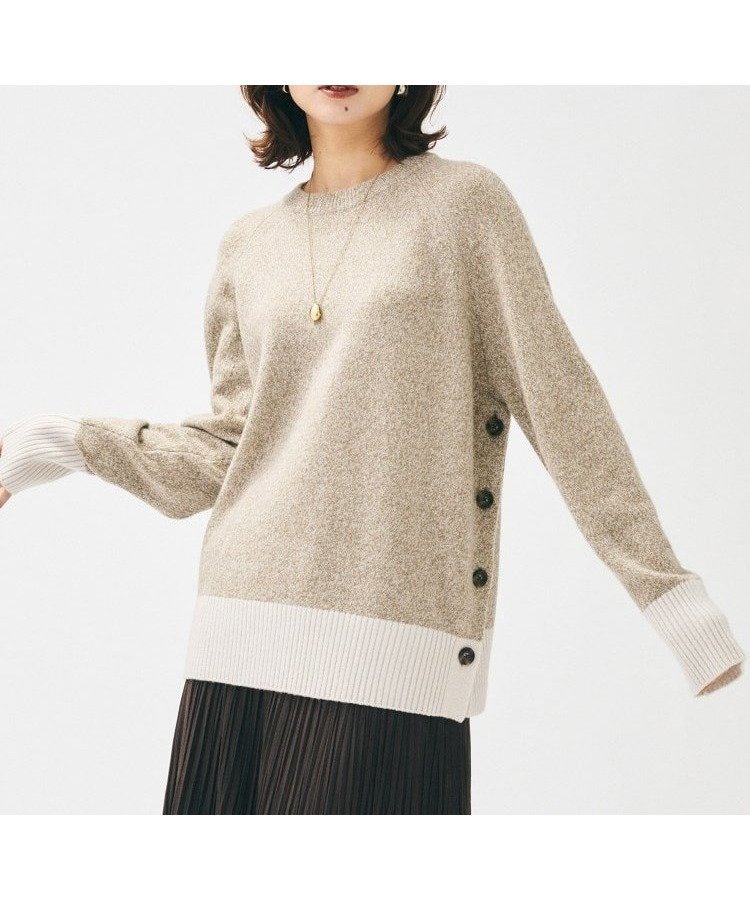 【アンタイトル/UNTITLED】の【重ね着もおすすめ/洗える】ウールカシミヤ クルーネックニット インテリア・キッズ・メンズ・レディースファッション・服の通販 founy(ファニー) ファッション Fashion レディースファッション Fashion for Women トップス・カットソー Cut & Sew Tops ニット Knit Tops & Sweaters 洗える Machine Washable スマート Smart, Elegant スリット Slit, Slit Detail トレンド Trend, Trending Now 人気 Popular, Best Seller ボトム Bottoms, Lower Wear ミックス Mix, Mixed Style リラックス Relax, Relaxed Fit ロング Long, Long-Length ワイド Wide, Wide Fit おすすめ Recommended / Our Picks モカブラウン|ID: prp329100004772221 ipo3291000000034575586