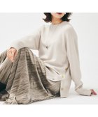 【アンタイトル/UNTITLED】の【重ね着もおすすめ/洗える】ウールカシミヤ クルーネックニット グレージュ|ID: prp329100004772221 ipo3291000000034776658