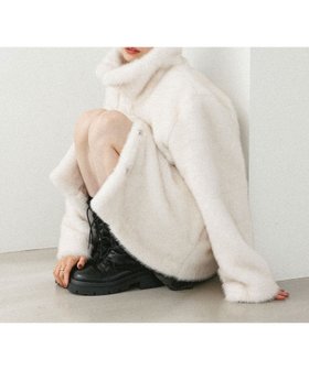 【ヘザー/Heather】のMIXファーミドルジャケット 人気、トレンドファッション・服の通販 founy(ファニー) ファッション Fashion レディースファッション Fashion for Women アウター Coat / Outerwear Collection レディースジャケット・軽アウター Jackets おすすめ Recommended / Our Picks エアリー Airy Texture ショート Short, Short Length スタンド Stand Collar, Upright Stand フェミニン Feminine, Girly ボトム Bottoms, Lower Wear ミックス Mix, Mixed Style ミドル Middle Length, Mid Height 今季 This Season, Current Season 冬 Winter / This Winter 防寒 Cold Protection, Winter-Ready |ID:prp329100004772277