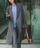 【エルーラ/Elura】のリバーウールコート/588156 人気、トレンドファッション・服の通販 founy(ファニー) ファッション Fashion レディースファッション Fashion for Women アウター Coat / Outerwear Collection コート・ロングコート・ピーコート Long Coats, Peacoats & More クール Cool, Chic シンプル Simple, Minimal デニム Denim, Jeans Material フロント Front, Front Design ボトム Bottoms, Lower Wear リラックス Relax, Relaxed Fit ロング Long, Long-Length エレガント 上品 Elegant thumbnail チャコール18|ID: prp329100004772289 ipo3291000000034576511