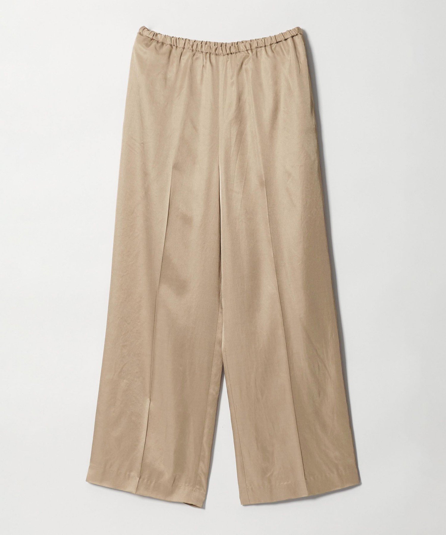 【ユナイテッドアローズ/UNITED ARROWS】のconte アセテート イージーワイドパンツ インテリア・キッズ・メンズ・レディースファッション・服の通販 founy(ファニー) 　ファッション　Fashion　レディースファッション　Fashion for Women　パンツ　Pants & Trousers　ストレート　Straight, Straight Cut　センター　Center, Center Line　リラックス　Relax, Relaxed Fit　BEIGE|ID: prp329100004772307 ipo3291000000034576794