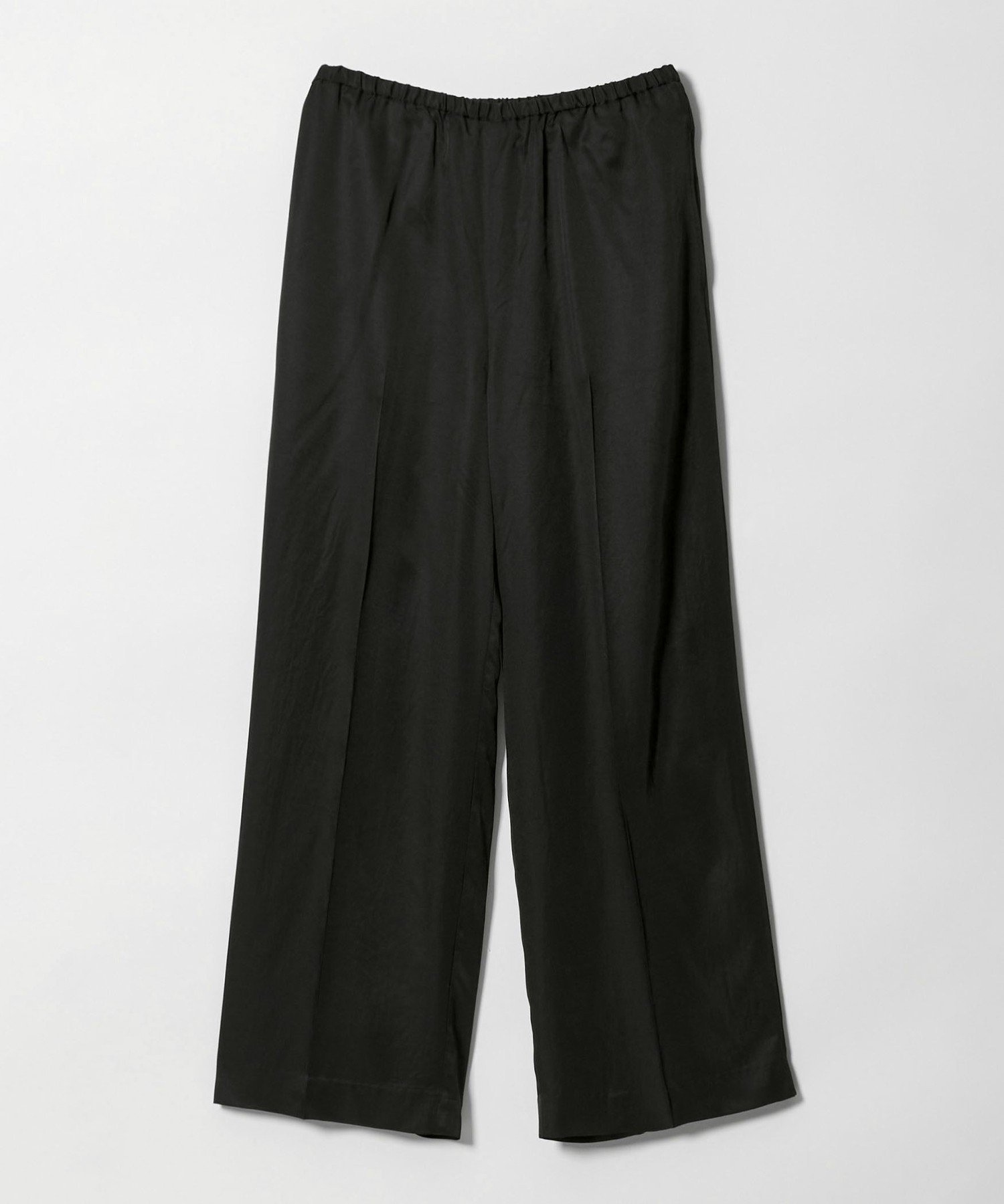 【ユナイテッドアローズ/UNITED ARROWS】のconte アセテート イージーワイドパンツ インテリア・キッズ・メンズ・レディースファッション・服の通販 founy(ファニー) 　ファッション　Fashion　レディースファッション　Fashion for Women　パンツ　Pants & Trousers　ストレート　Straight, Straight Cut　センター　Center, Center Line　リラックス　Relax, Relaxed Fit　BLACK|ID: prp329100004772307 ipo3291000000034576797