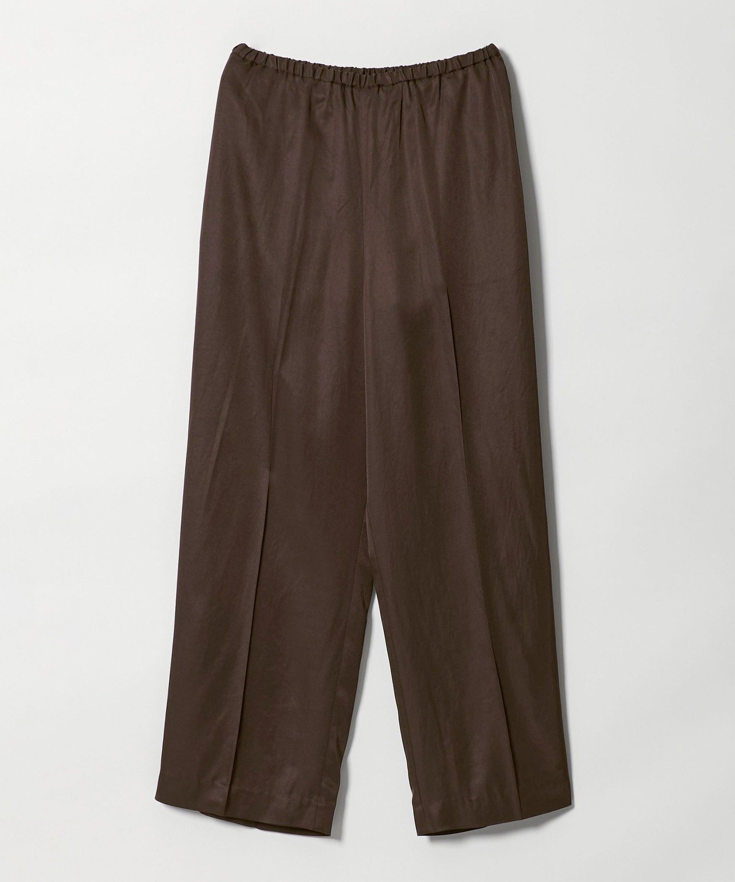 【ユナイテッドアローズ/UNITED ARROWS】のconte アセテート イージーワイドパンツ インテリア・キッズ・メンズ・レディースファッション・服の通販 founy(ファニー) 　ファッション　Fashion　レディースファッション　Fashion for Women　パンツ　Pants & Trousers　ストレート　Straight, Straight Cut　センター　Center, Center Line　リラックス　Relax, Relaxed Fit　DK.BROWN|ID: prp329100004772307 ipo3291000000034576800