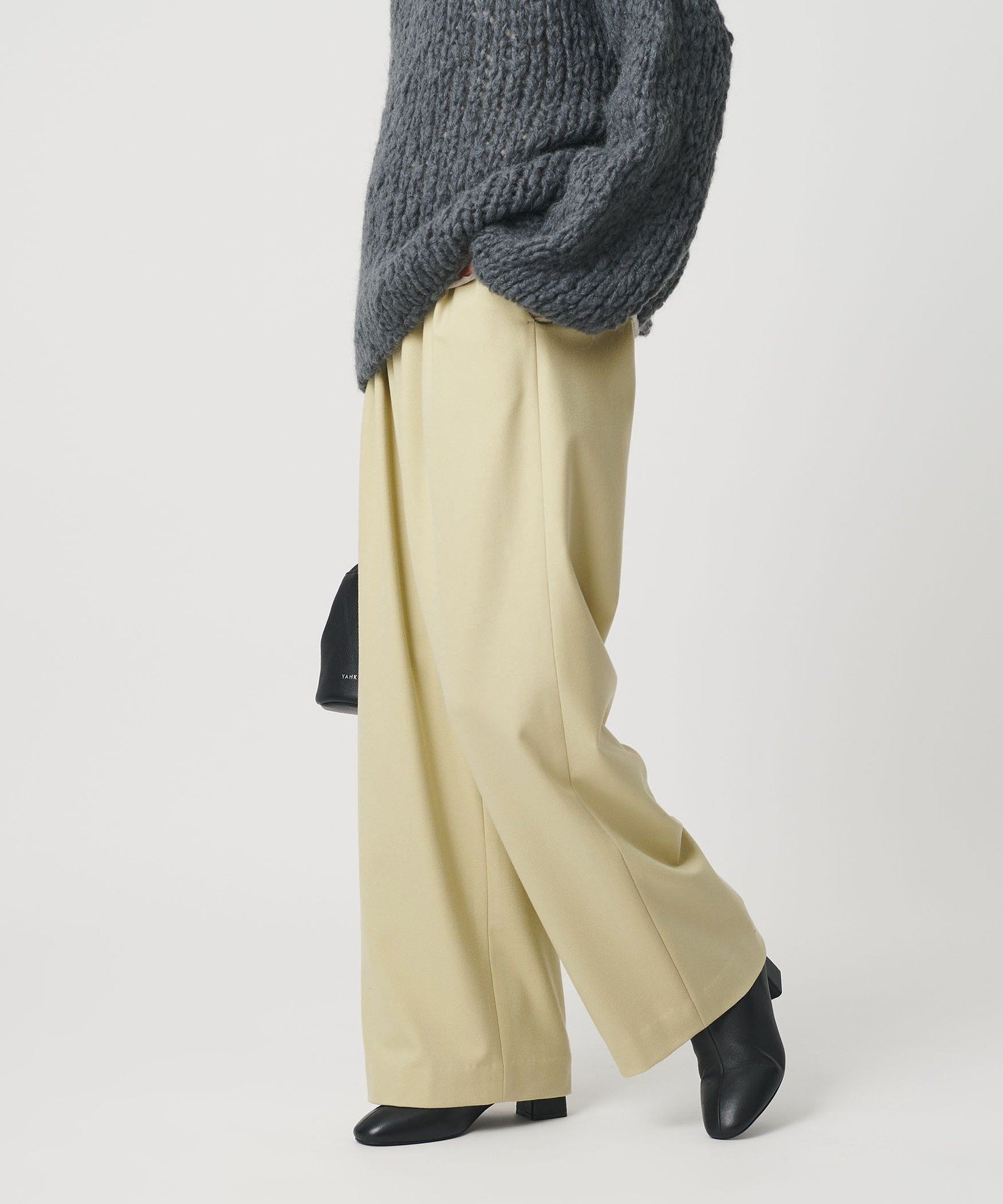 【ビューティ&ユース ユナイテッドアローズ/BEAUTY&YOUTH / UNITED ARROWS】の裏起毛ジョーゼット ワイドパンツ ウォッシャブル インテリア・キッズ・メンズ・レディースファッション・服の通販 founy(ファニー) 　ファッション　Fashion　レディースファッション　Fashion for Women　パンツ　Pants & Trousers　アクリル　Acrylic Material　ウォッシャブル　Machine Washable　ジャケット　Jacket, Outerwear　ジョーゼット　Georgette, Semi-Sheer Fabric　スラックス　Slacks, Dress Pants　ボトム　Bottoms, Lower Wear　マニッシュ　Mannish, Boyish　リラックス　Relax, Relaxed Fit　ワイド　Wide, Wide Fit　A/W・秋冬　Autumn/Winter　おすすめ　Recommended / Our Picks　LIME|ID: prp329100004772308 ipo3291000000034576812