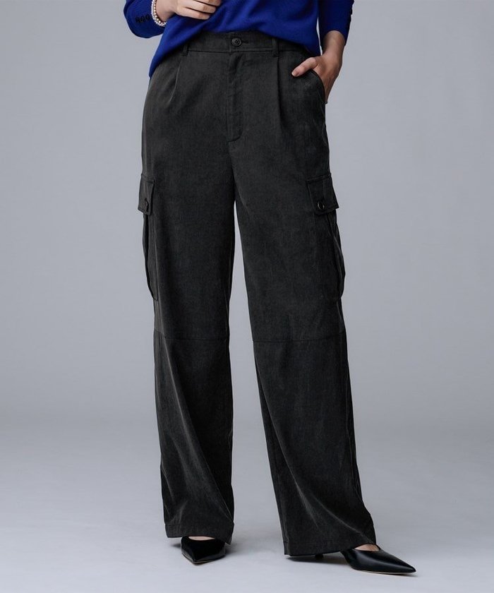 【アンタイトル/UNTITLED】の【大人きれいめ/ストレート/ワイド】キュプラカーゴパンツ インテリア・キッズ・メンズ・レディースファッション・服の通販 founy(ファニー) https://founy.com/ ファッション Fashion レディースファッション Fashion for Women パンツ Pants & Trousers おすすめ Recommended / Our Picks カーゴパンツ Cargo Pants, Utility Pants キュプラ Cupro, Eco Fabric シアー Sheer, See-Through ストレッチ Stretch, Stretchy Fabric ストレート Straight, Straight Cut スマート Smart, Elegant フロント Front, Front Design ポケット Pocket, Pocket Detail リラックス Relax, Relaxed Fit ワイド Wide, Wide Fit ヴィンテージ Vintage Style エレガント 上品 Elegant 秋 Autumn |ID: prp329100004772309 ipo3291000000034576818