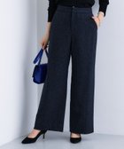 【インディヴィ/INDIVI】の【褒められパンツ/ウール混】ウォームウール ワイドパンツ 人気、トレンドファッション・服の通販 founy(ファニー) ファッション Fashion レディースファッション Fashion for Women パンツ Pants & Trousers ウォーム Warm Fabric ストレッチ Stretch, Stretchy Fabric スマート Smart, Elegant ツイード Twill, Twill Weave パターン Pattern, Design Print ポケット Pocket, Pocket Detail ワイド Wide, Wide Fit 冬 Winter / This Winter thumbnail ネイビー|ID: prp329100004772319 ipo3291000000034576911
