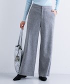 【インディヴィ/INDIVI】の【褒められパンツ/ウール混】ウォームウール ワイドパンツ 人気、トレンドファッション・服の通販 founy(ファニー) ファッション Fashion レディースファッション Fashion for Women パンツ Pants & Trousers ウォーム Warm Fabric ストレッチ Stretch, Stretchy Fabric スマート Smart, Elegant ツイード Twill, Twill Weave パターン Pattern, Design Print ポケット Pocket, Pocket Detail ワイド Wide, Wide Fit 冬 Winter / This Winter thumbnail チャコールグレー|ID: prp329100004772319 ipo3291000000034576914