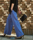 【インディヴィ/INDIVI】の【褒められパンツ/ウール混】ウォームウール ワイドパンツ 人気、トレンドファッション・服の通販 founy(ファニー) ファッション Fashion レディースファッション Fashion for Women パンツ Pants & Trousers ウォーム Warm Fabric ストレッチ Stretch, Stretchy Fabric スマート Smart, Elegant ツイード Twill, Twill Weave パターン Pattern, Design Print ポケット Pocket, Pocket Detail ワイド Wide, Wide Fit 冬 Winter / This Winter thumbnail ブルー|ID: prp329100004772319 ipo3291000000034576918