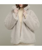 【サニーレーベル/Sonny Label / URBAN RESEARCH】のミンクライクファーブルゾン 人気、トレンドファッション・服の通販 founy(ファニー) ファッション Fashion レディースファッション Fashion for Women アウター Coat / Outerwear Collection ブルゾンジャケット・スポーティアウター Blouson Jackets 2025年 2025 2025-2026秋冬・A/W Autumn/Winter 2025–26 AW25–26 冬 Winter / This Winter おすすめ Recommended / Our Picks コンパクト Compact, Small Size スウェット / スエット Sweatshirt, Sweatwear スタンド Stand Collar, Upright Stand デニム Denim, Jeans Material トレンド Trend, Trending Now ブルゾン Blouson, Bomber Jacket A/W・秋冬 Autumn/Winter thumbnail ベージュ|ID: prp329100004772322 ipo3291000000034782982
