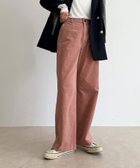 【フレディ&グロスター/FREDY&GLOSTER】のコーデュロイストレートパンツ 人気、トレンドファッション・服の通販 founy(ファニー) ファッション Fashion レディースファッション Fashion for Women パンツ Pants & Trousers コーデュロイ Corduroy, Cord Fabric ストレート Straight, Straight Cut バランス Balance, Style Balance フィット Fit, Slim Fit ボトム Bottoms, Lower Wear ポケット Pocket, Pocket Detail リラックス Relax, Relaxed Fit ワンポイント One Point, Statement Accent A/W・秋冬 Autumn/Winter おすすめ Recommended / Our Picks エレガント 上品 Elegant 2025年 2025 2025-2026秋冬・A/W Autumn/Winter 2025–26 AW25–26 thumbnail ピンク|ID: prp329100004772323 ipo3291000000034577003