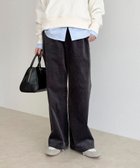 【フレディ&グロスター/FREDY&GLOSTER】のコーデュロイストレートパンツ 人気、トレンドファッション・服の通販 founy(ファニー) ファッション Fashion レディースファッション Fashion for Women パンツ Pants & Trousers コーデュロイ Corduroy, Cord Fabric ストレート Straight, Straight Cut バランス Balance, Style Balance フィット Fit, Slim Fit ボトム Bottoms, Lower Wear ポケット Pocket, Pocket Detail リラックス Relax, Relaxed Fit ワンポイント One Point, Statement Accent A/W・秋冬 Autumn/Winter おすすめ Recommended / Our Picks エレガント 上品 Elegant 2025年 2025 2025-2026秋冬・A/W Autumn/Winter 2025–26 AW25–26 thumbnail チャコールグレー|ID: prp329100004772323 ipo3291000000034577004