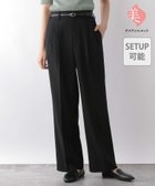 【グローバルワーク/GLOBAL WORK】のウツクシルエットワイドパンツ/114978 ブラック09|ID: prp329100004772326 ipo3291000000034577035