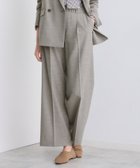 【インディヴィ/INDIVI】の【洗える/セットアップ可能】凹凸ストレッチ素材ストレートパンツ 人気、トレンドファッション・服の通販 founy(ファニー) ファッション Fashion レディースファッション Fashion for Women セットアップ Matching Sets レディースパンツ・ボトムス Pants & Trousers / Bottoms 洗える Machine Washable ジャケット Jacket, Outerwear ストレッチ Stretch, Stretchy Fabric ストレート Straight, Straight Cut スマート Smart, Elegant セットアップ Set-Up, Coordinated Outfit ポケット Pocket, Pocket Detail メランジ Melange, Mixed Yarn ワイド Wide, Wide Fit thumbnail ライトグレー|ID: prp329100004772337 ipo3291000000034577184