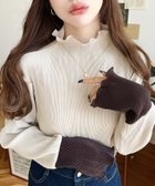 【モーメントプラス/moment+ / MEN】のマットサテンプリーツ 袖配色ハイネックメロープルオーバー グレイッシュベージュ|ID: prp329100004772341 ipo3291000000034577281