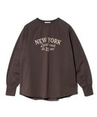 【ゴースローキャラバン/go slow caravan】のle colis/ルコリ ラウンドロゴ長袖TEE (WOMENS) 人気、トレンドファッション・服の通販 founy(ファニー) ファッション Fashion レディースファッション Fashion for Women トップス・カットソー Cut & Sew Tops シンプル Simple, Minimal スタンダード Standard, Basic デニム Denim, Jeans Material トレンド Trend, Trending Now フィット Fit, Slim Fit ベーシック Basic, Essential ラウンド Round, Round Neck 長袖 Long Sleeve, Full Sleeve thumbnail ブラウン|ID: prp329100004772345 ipo3291000000034577342