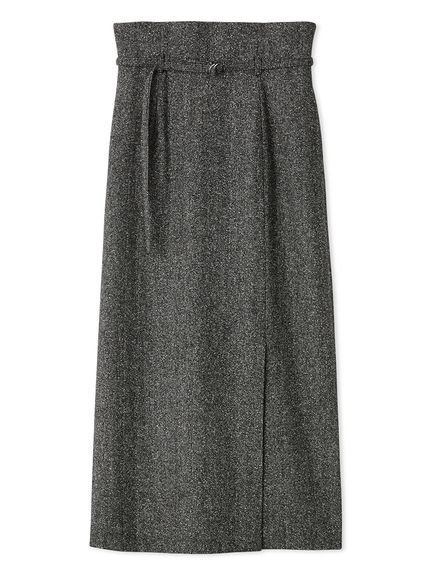 【フレイ アイディー/FRAY I.D】の細ベルト付タイトストレートスカート インテリア・キッズ・メンズ・レディースファッション・服の通販 founy(ファニー) 　ファッション　Fashion　レディースファッション　Fashion for Women　スカート　Skirts　ベルト&ウエストマーク　Belts & Waist Accessories　シルバー　Silver, Metallic Silver　シンプル　Simple, Minimal　ストレート　Straight, Straight Cut　スマート　Smart, Elegant　フォルム　Silhouette, Form　フロント　Front, Front Design　エレガント 上品　Elegant　MIX[930]|ID: prp329100004772356 ipo3291000000034577440