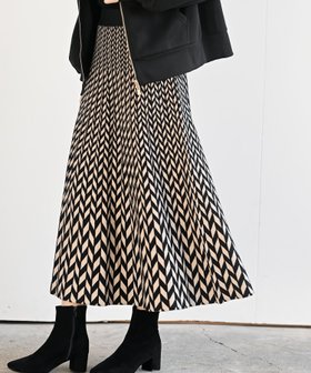 【アールピーエス/rps】のニットプリーツスカート 人気、トレンドファッション・服の通販 founy(ファニー) ファッション Fashion レディースファッション Fashion for Women スカート Skirts プリーツスカート / 上品フェミニンスタイル Pleated Skirts スマート Smart, Elegant チェック Check, Plaid, Tartan フォルム Silhouette, Form プリーツ Pleats, Pleated 再入荷 Restock / Back in Stock 無地 Plain, Solid Color |ID:prp329100004772360