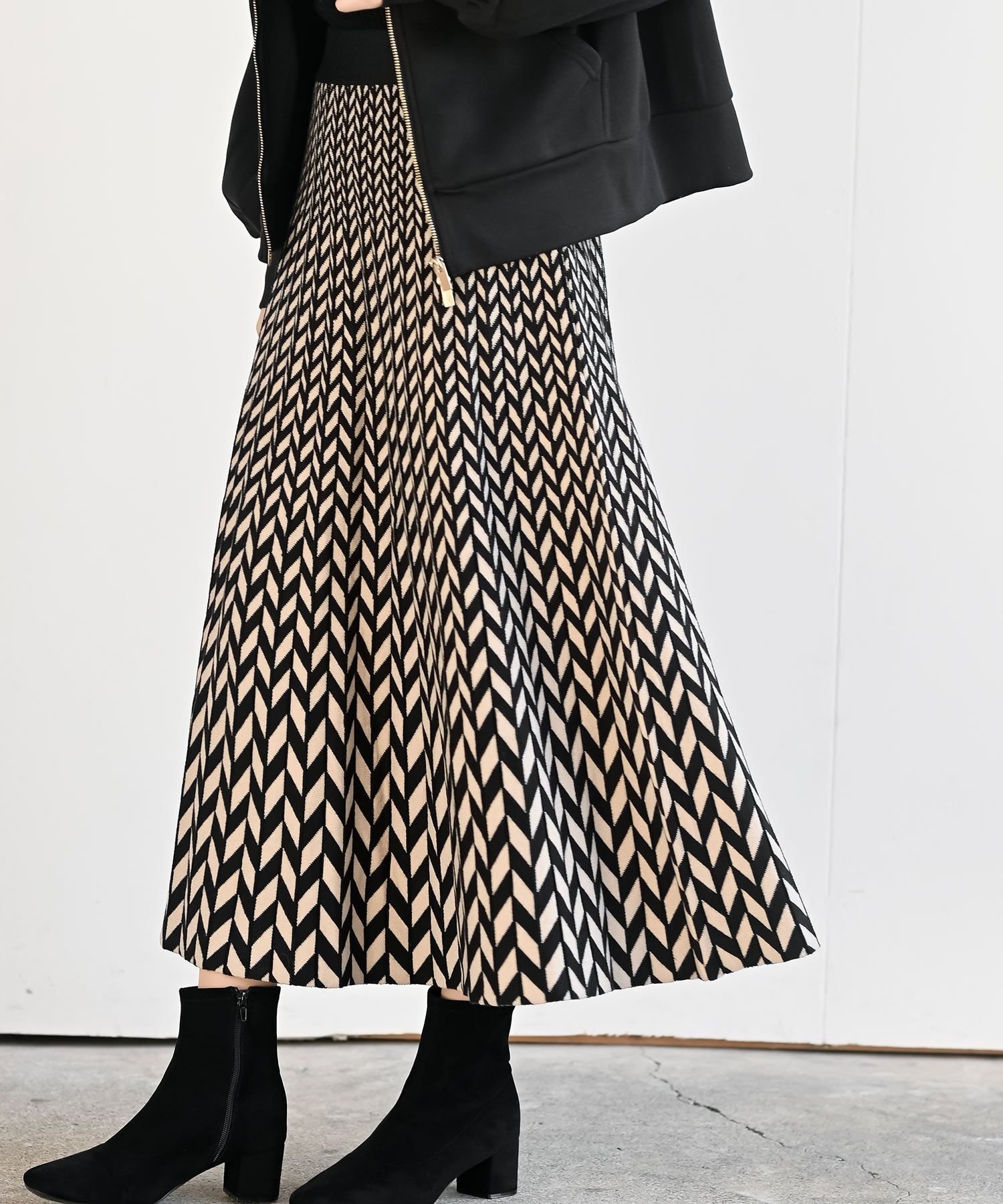 【アールピーエス/rps】のニットプリーツスカート 人気、トレンドファッション・服の通販 founy(ファニー) ファッション Fashion レディースファッション Fashion for Women スカート Skirts プリーツスカート / 上品フェミニンスタイル Pleated Skirts スマート Smart, Elegant チェック Check, Plaid, Tartan フォルム Silhouette, Form プリーツ Pleats, Pleated 再入荷 Restock / Back in Stock 無地 Plain, Solid Color other-1|ID: prp329100004772360 ipo3291000000034577523