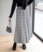 【アールピーエス/rps】のニットプリーツスカート グレー|ID: prp329100004772360 ipo3291000000034577527